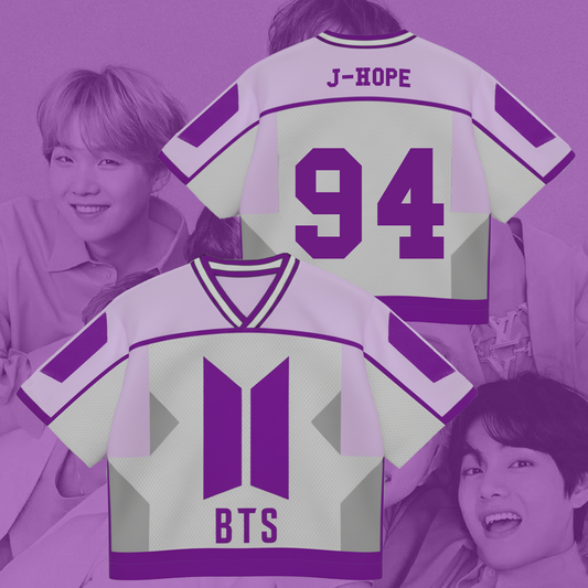 BTS Mixed Mesh Fotball Jersey Gift For Lovers
