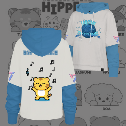 WAVESTEEᵀᴹ  Seventeen Say The Name 8bit Pixel Edition Shortstop Hoodie