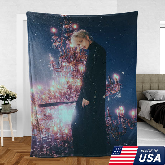 WAVESTEEᵀᴹ Huening Kai TXT Starkissed Fleece Blanket