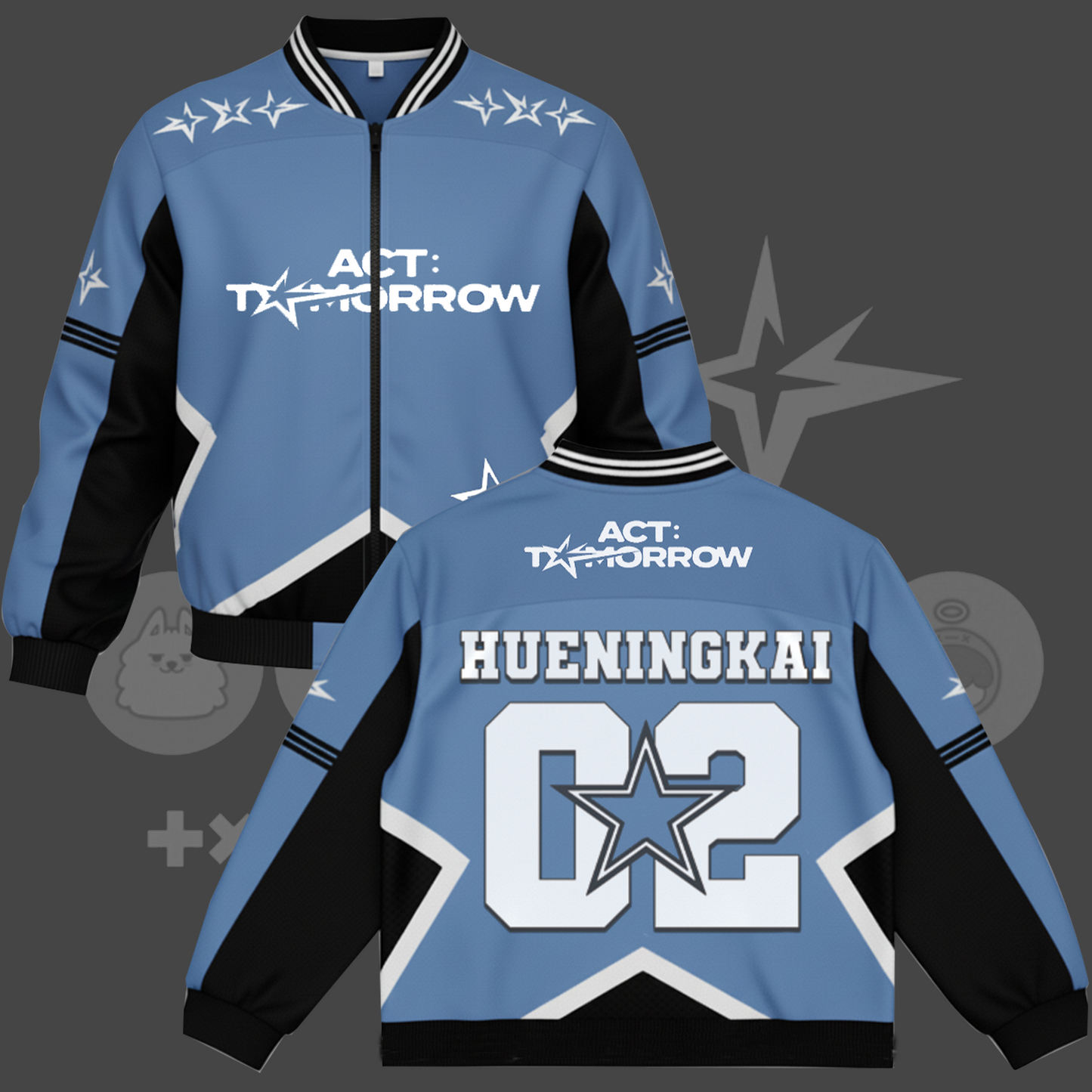 WAVESTEEᵀᴹ ACT:TOMORROW 2025 Tour Winter Season Bomber Jacket