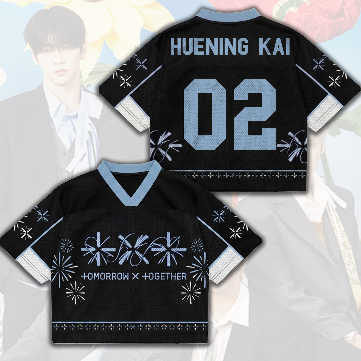 Setsuna Hanabi Tomorrow X Together Mixed Mesh Jersey Gift For Fans