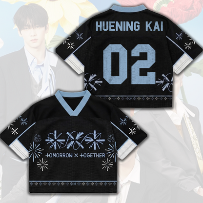 Setsuna Hanabi Tomorrow X Together Mixed Mesh Jersey Gift For Fans