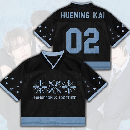 TXT Setsuna Hanabi Mixed Mesh Jersey Fan Edition