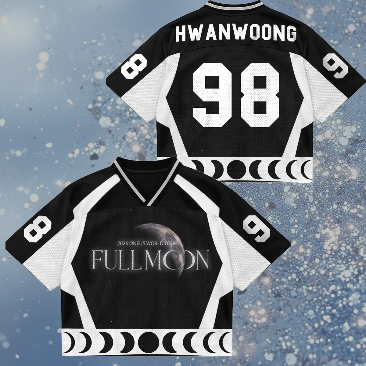 Oneus Full Moon World Tour  Mixed Mesh Jersey Gift For Fans