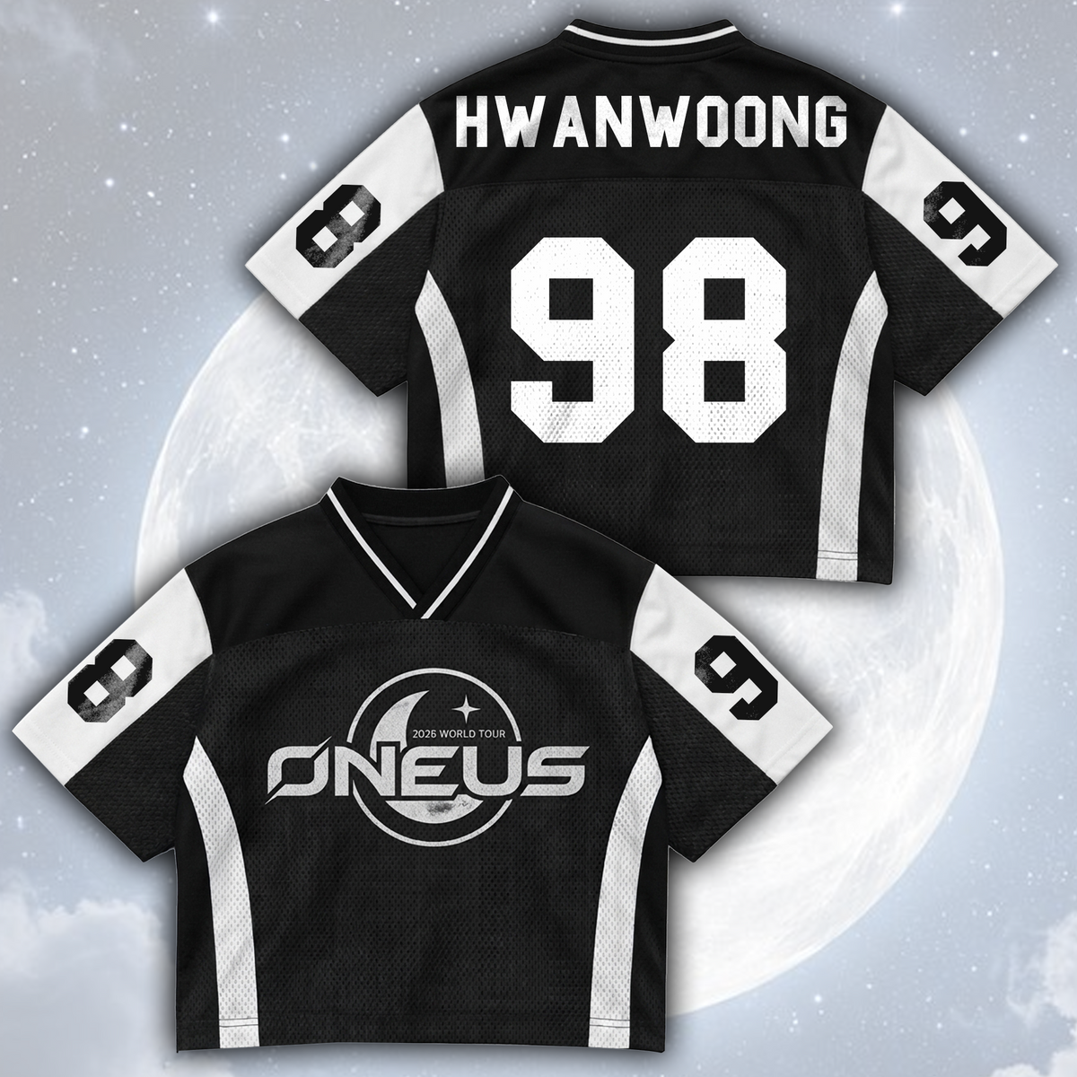 Sporty Oneus Full Moon World Tour  Mixed Mesh Jersey Gift For Fans