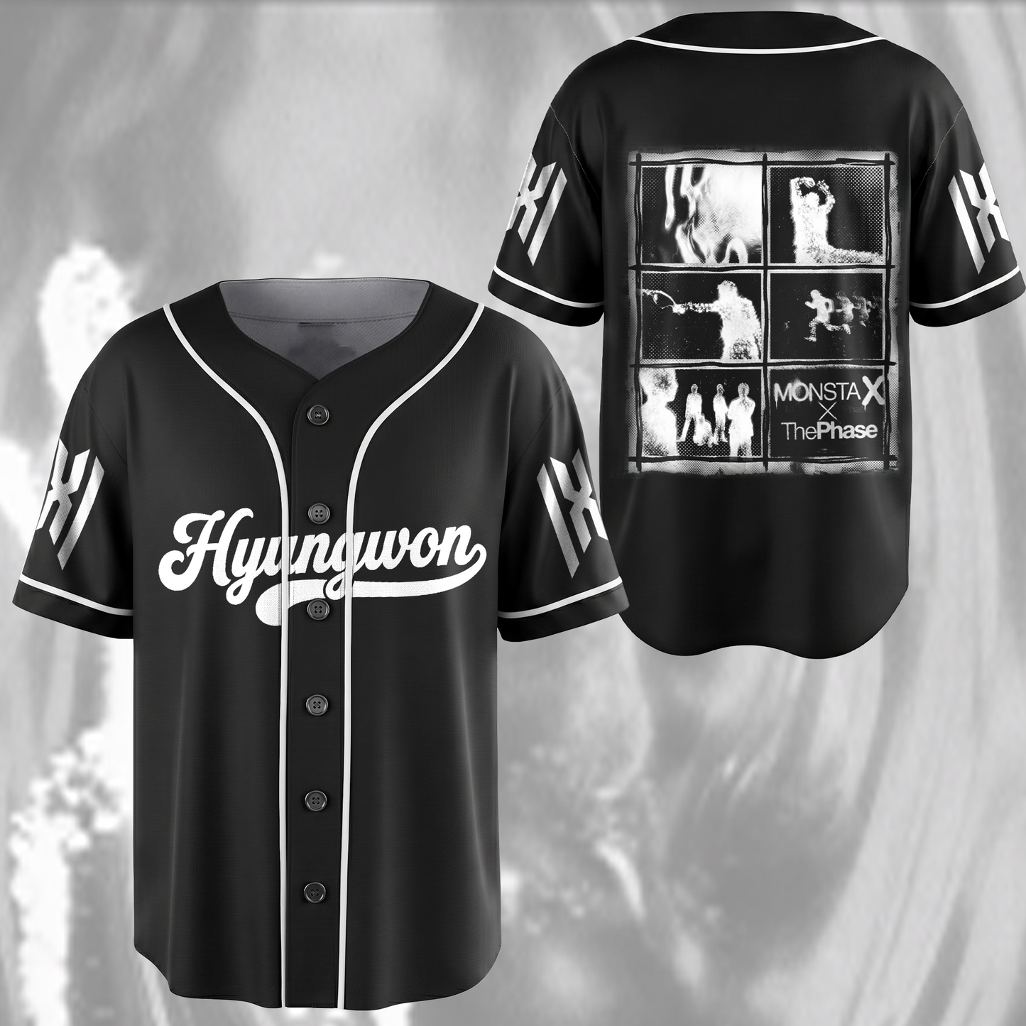 MONSTA X The Phase Album Merch Baseball Jersey Gift For Fans