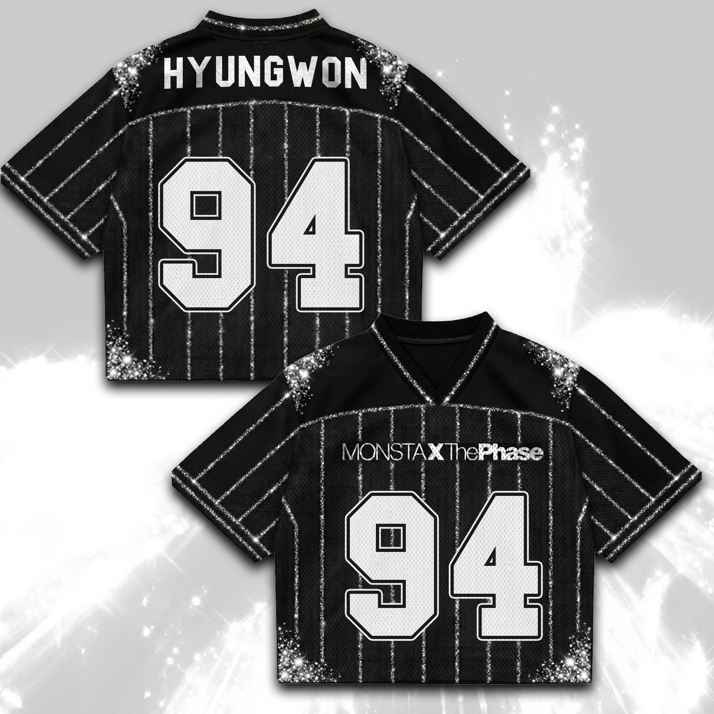 Star Monsta X The Phase Mixed Mesh Jersey Nexus Outfit Gift For Fans