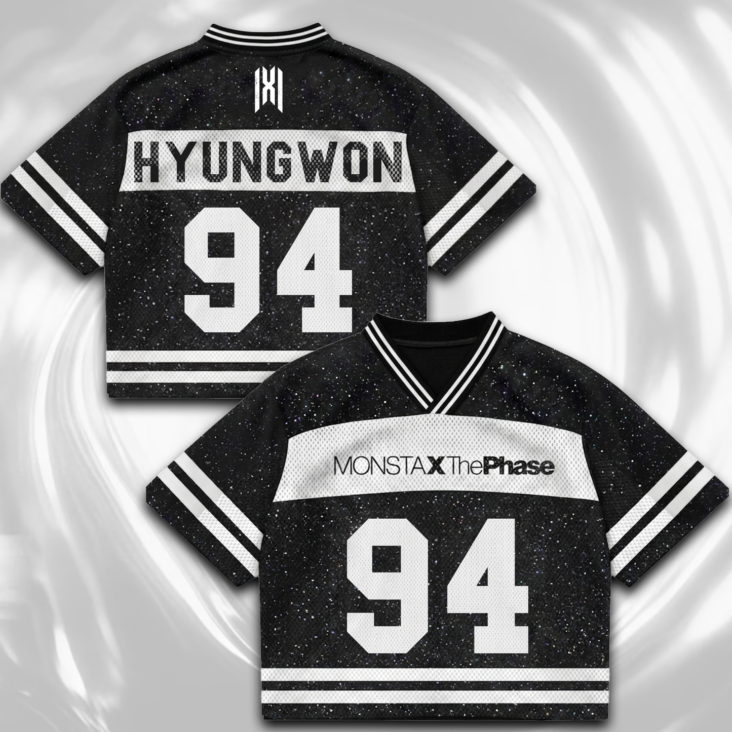 Star Night Monsta X The Phase Mixed Mesh Jersey Nexus Outfit Fan Edition