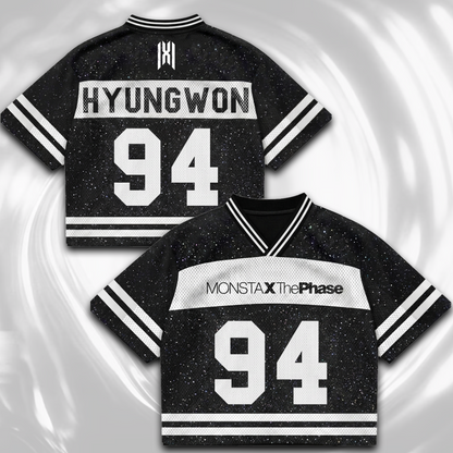 Star Night Monsta X The Phase Mixed Mesh Jersey Nexus Outfit Fan Edition