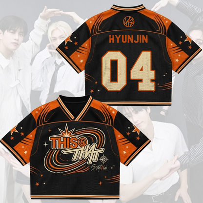 Cosmic Stray Kids This That Mixed Mesh Jersey Cool Gift for Fans