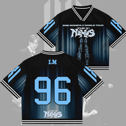 Monsta X World Tour 2026 Nexus Mixed Mesh Jersey Gift For Lovers