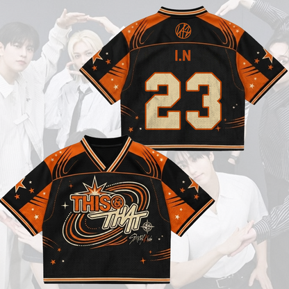 Cosmic Stray Kids This That Mixed Mesh Jersey Cool Gift for Fans