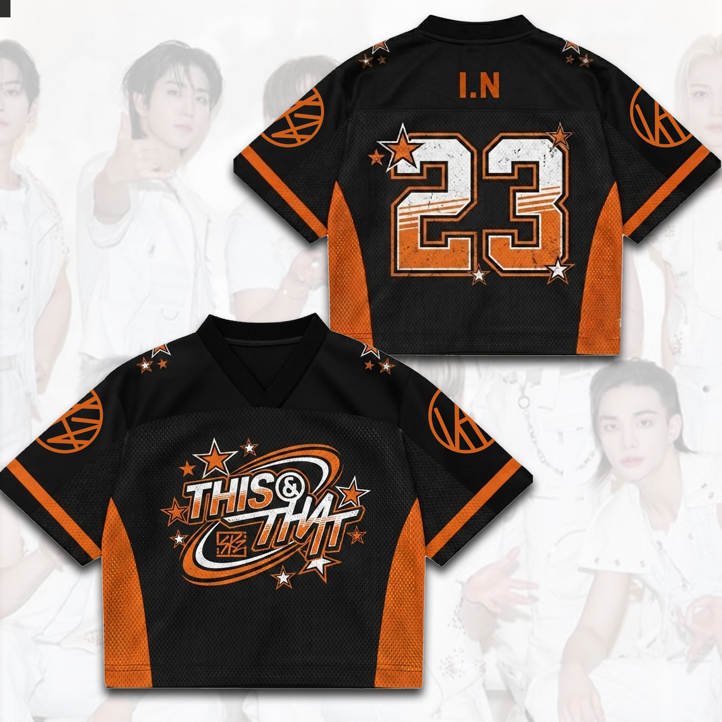 Dynamic Stray Kids This That Mixed Mesh Jersey Ultimate Fan Gift