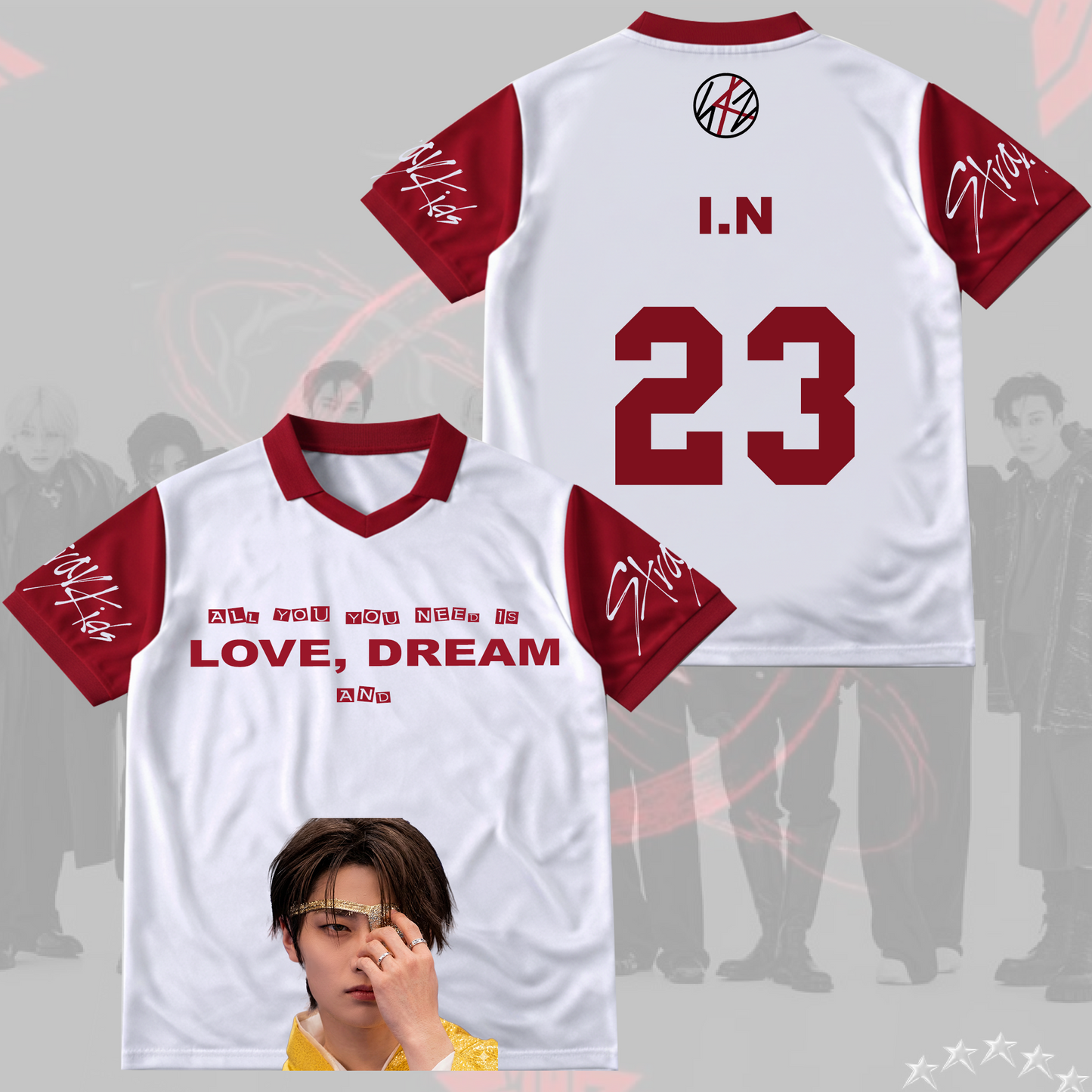 Stray Kids Moments Winged Neck Baseball Shirt Gift For Stay
