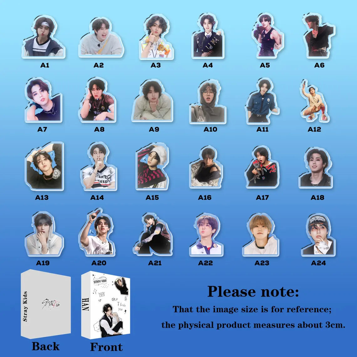 Stray Kids Hyunjin Mystery Box Keychain, SKZ Hyunjin Keychain Charm, Kpop Idol Keychain, Stray Kids Merch, STAY Fan Gift, Kpop Keychain