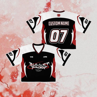 We Are Bulletproof World Tour 2026 Jersey, Custom Kpop Concert Jersey, Fan Merch Mesh Jersey, Personalized Kpop Gift