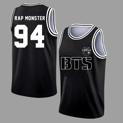 BTS World Tour 2026 Basketball Jersey Tank Top – Kpop Concert Shirt Gift for ARMY Fans