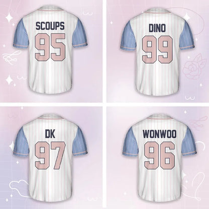 Seventeen Carat 17 Right Here Baseball Jersey
