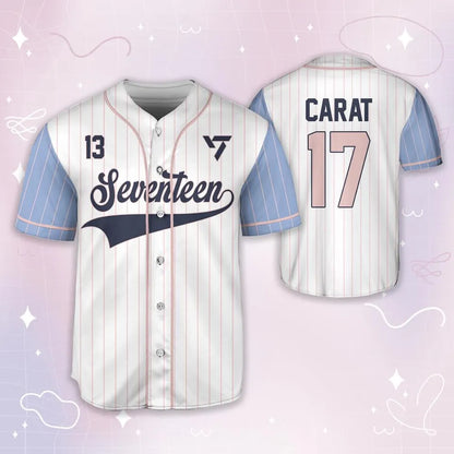 Seventeen Carat 17 Right Here Baseball Jersey