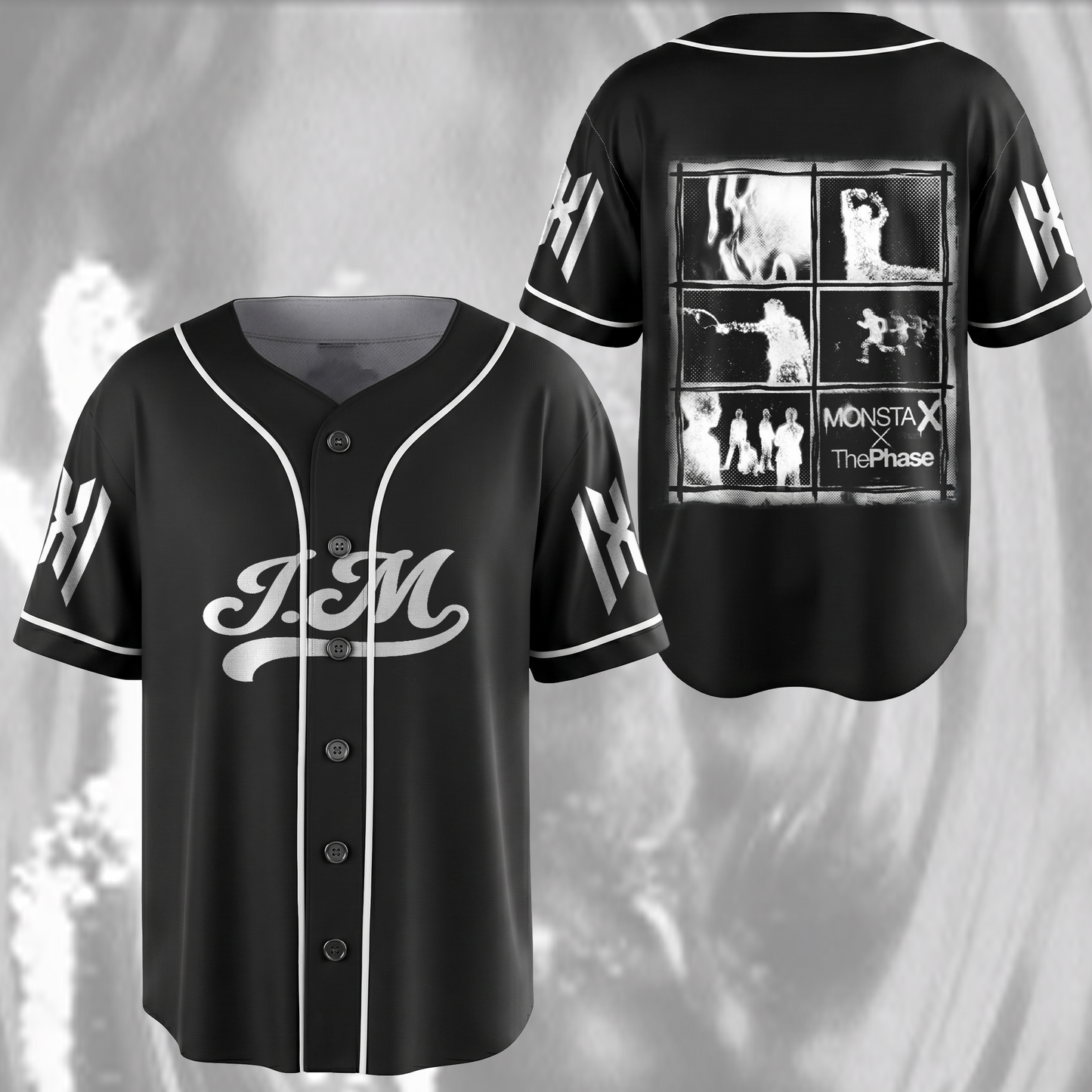 MONSTA X The Phase Album Merch Baseball Jersey Gift For Fans