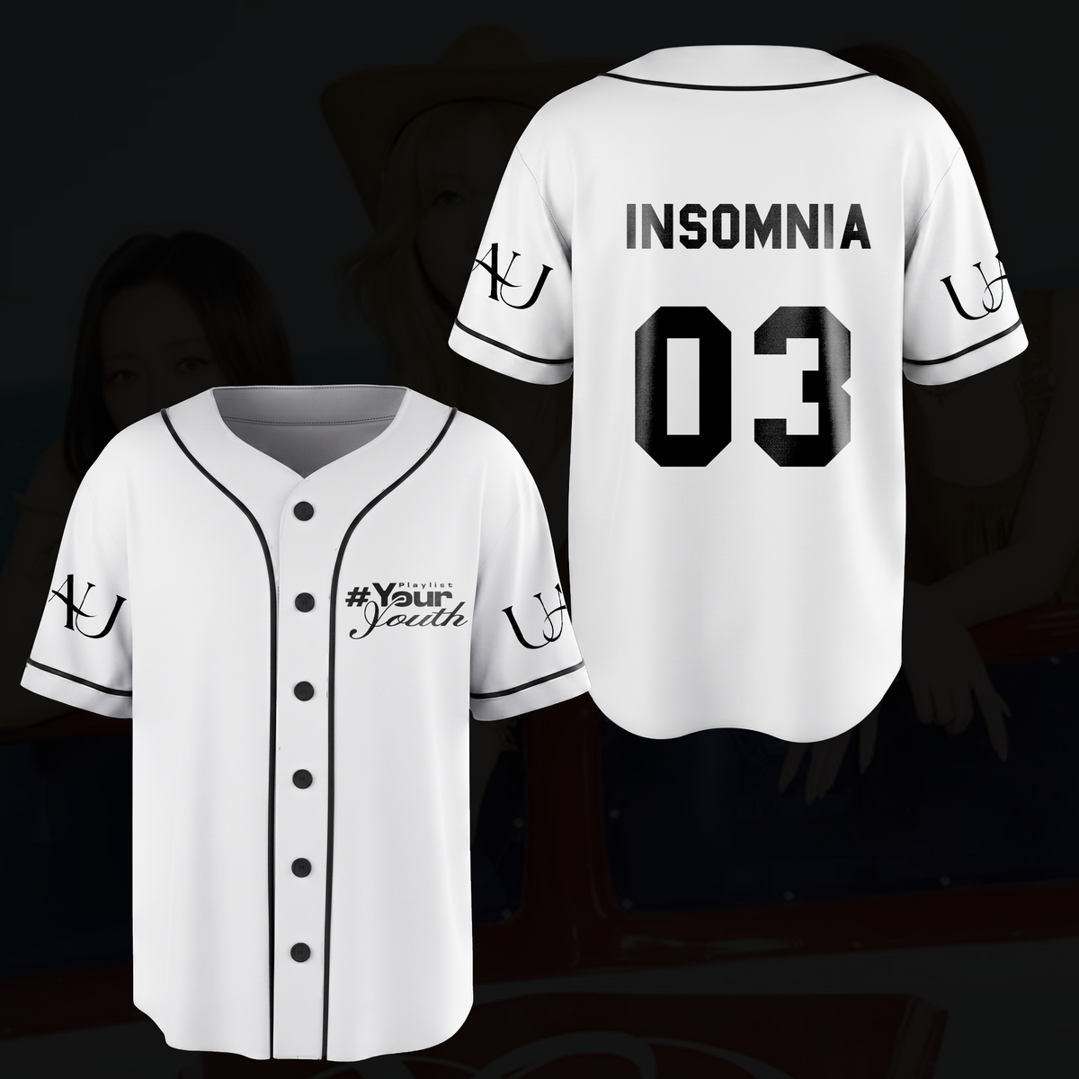 Bold UAU Your Youth Concert Baseball-Trikot Geschenk für Fans