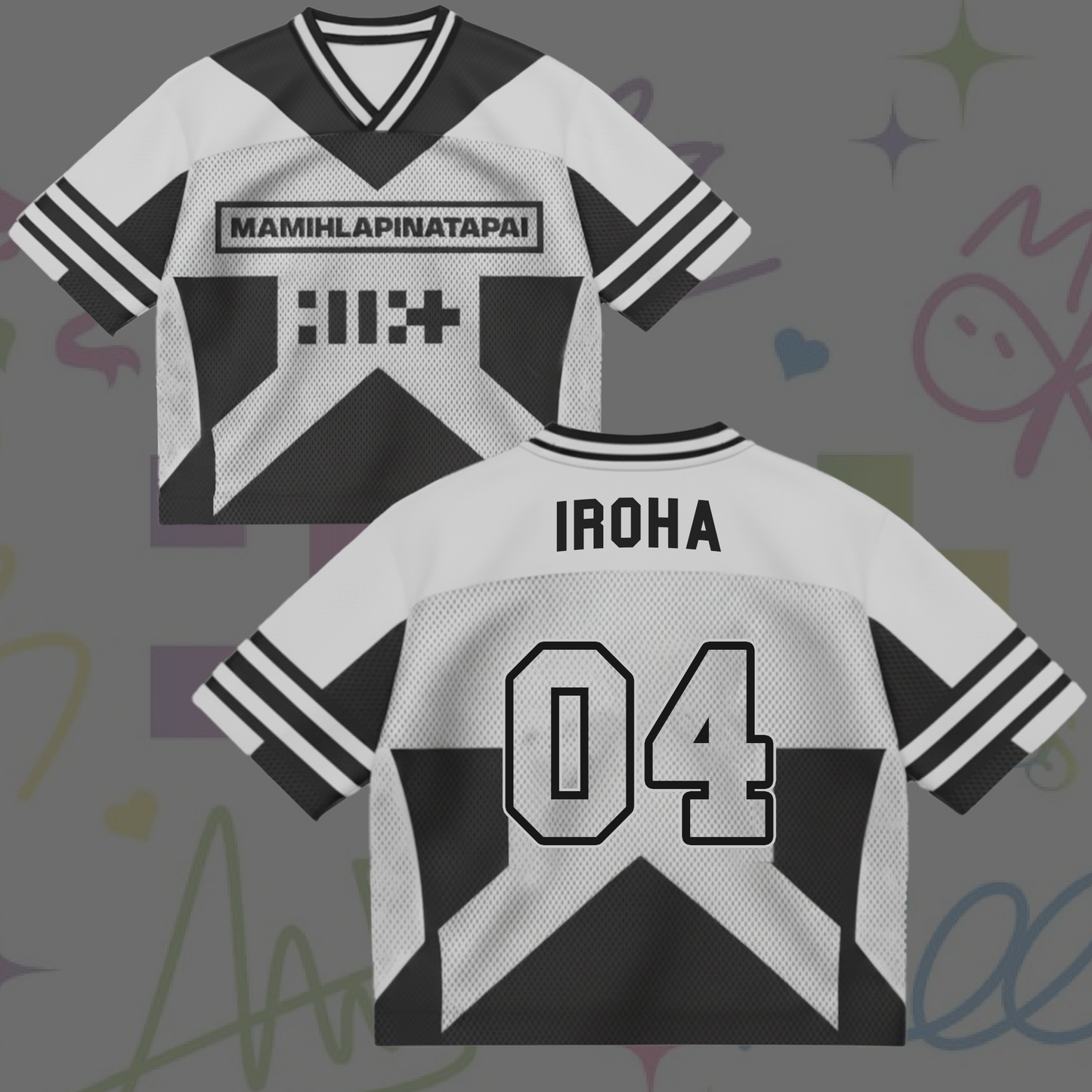 ILLIT New MAMIHLAPINATAPAI Album Mixed Mesh Jersey Gift For Fans