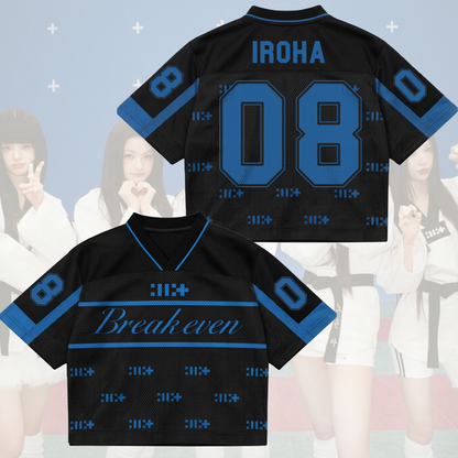 Breakeven Illit Album Sporty Chic Mixed Mesh Jersey Gift For Fans