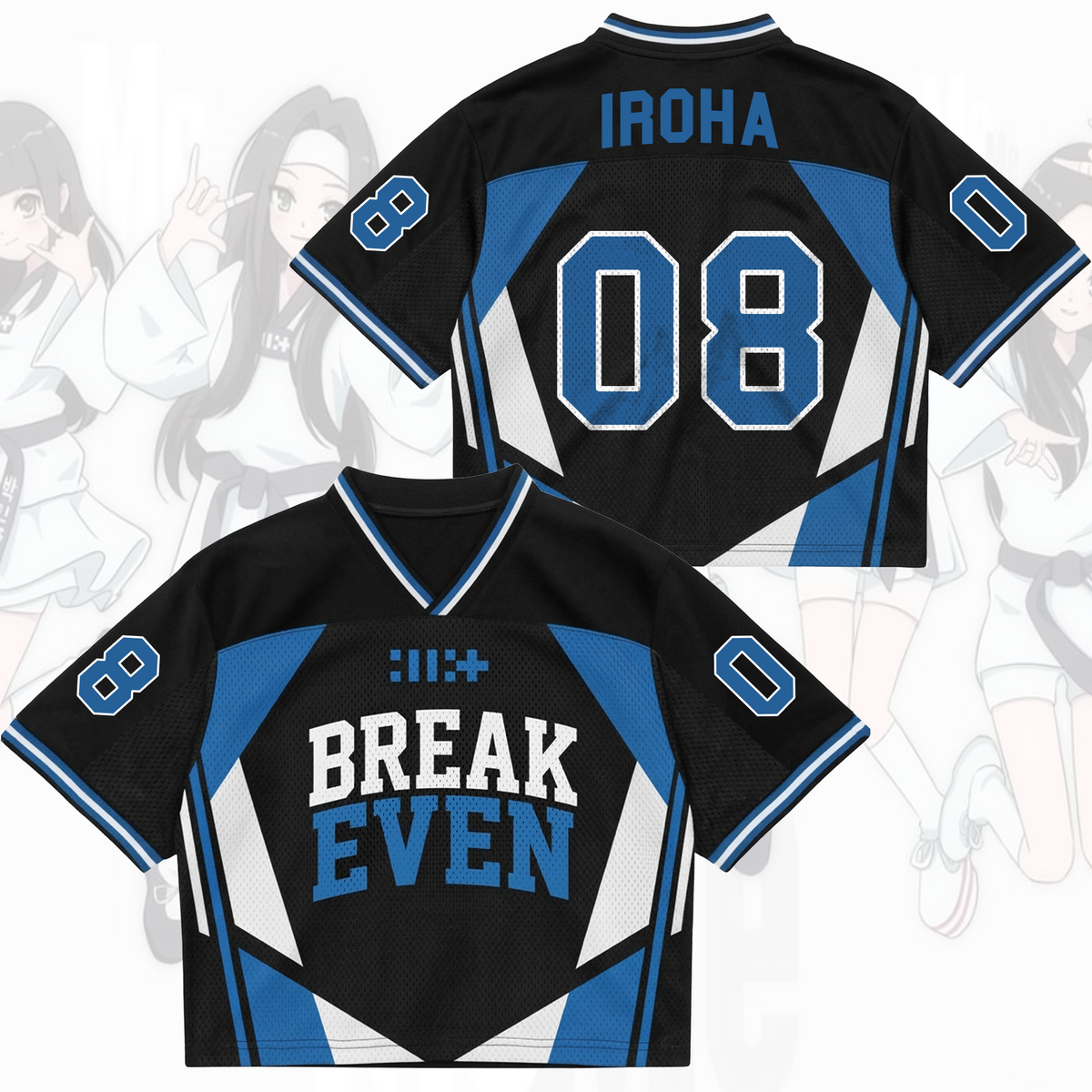 Breakeven Illit Sporty Uniform Mixed Mesh Jersey Gift For Gllit
