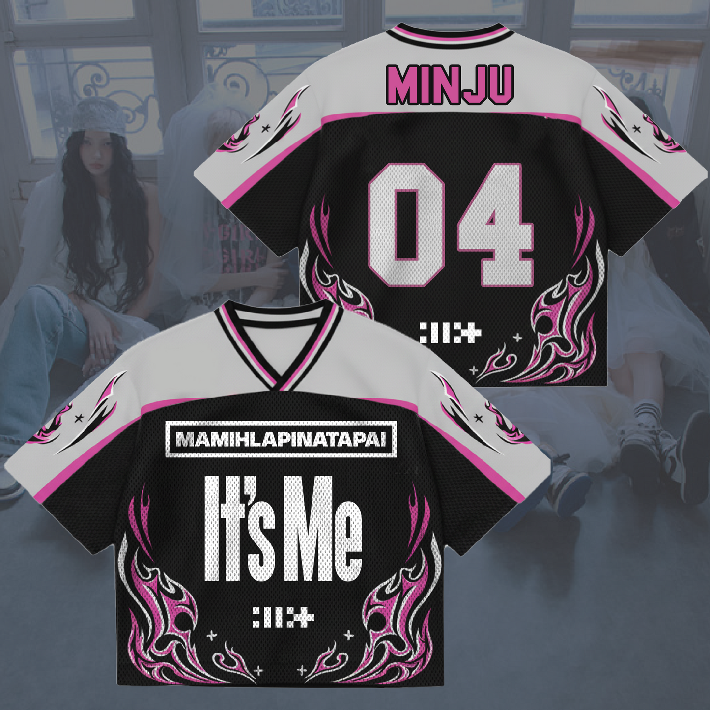 It's Me Illit MAMIHLAPINATAPAI Album Mixed Mesh Jersey