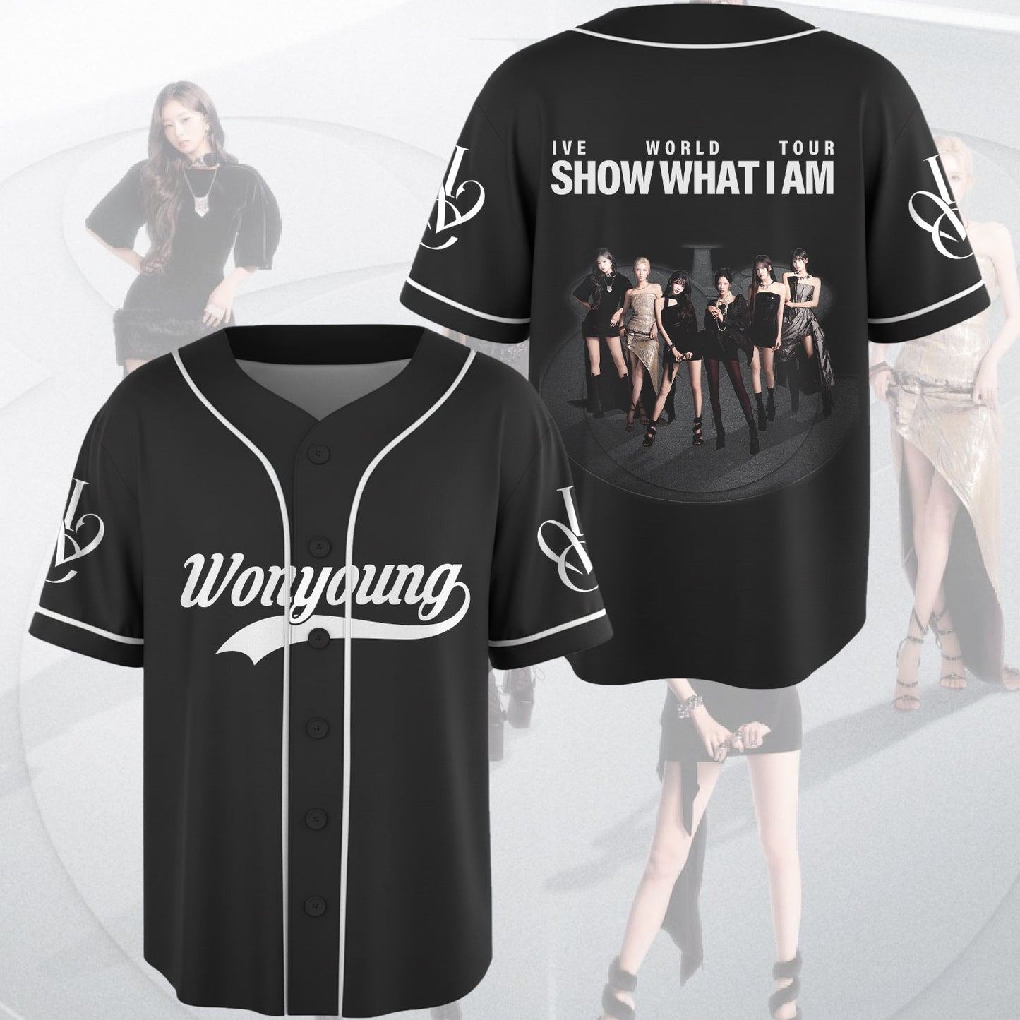 Ive Show What I AM  World Tour Baseball Jersey Fan Edition