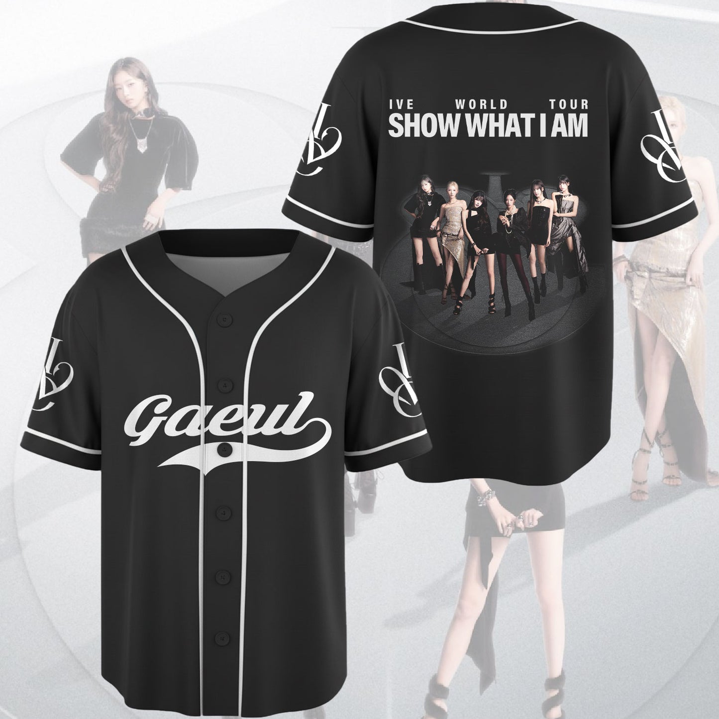 Ive Show What I AM  World Tour Baseball Jersey Fan Edition