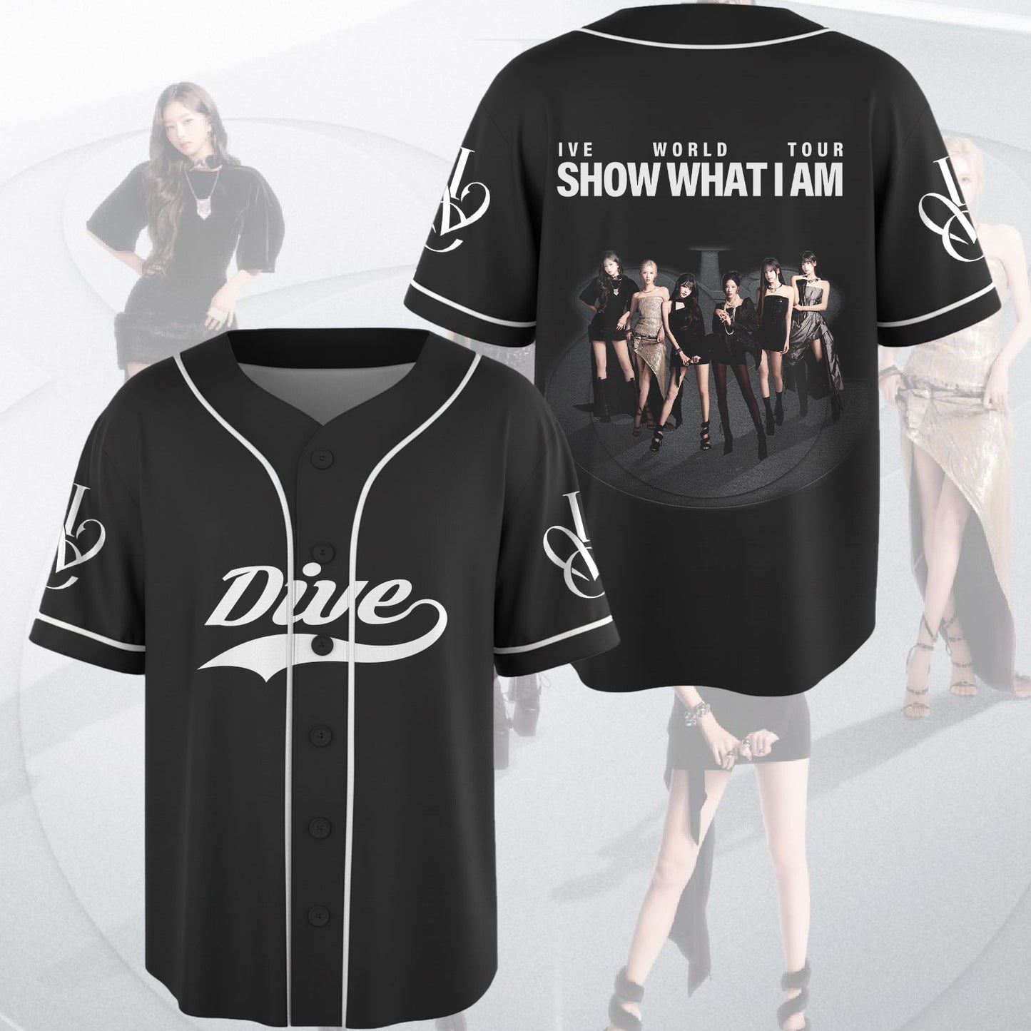 Ive Show What I AM  World Tour Baseball Jersey Fan Edition