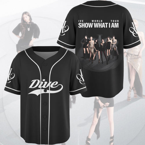 Ive Show What I AM  World Tour Baseball Jersey Fan Edition