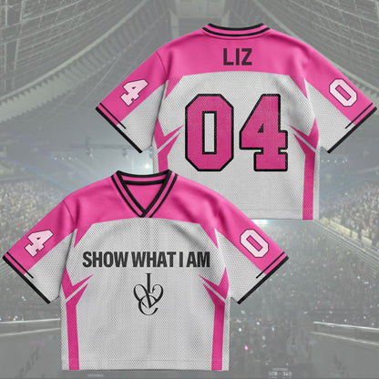 Bang Bang IVE Show What I Am World Tour Mixed Mesh Jersey
