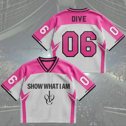 Bang Bang IVE Show What I Am World Tour Mixed Mesh Jersey