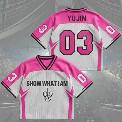 Bang Bang IVE Show What I Am World Tour Mixed Mesh Jersey