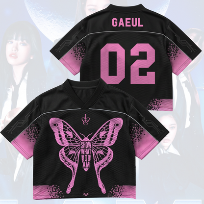 Connection Butterfly Show What I Am IVE World Tour Mixed Mesh Jersey Fan Edition