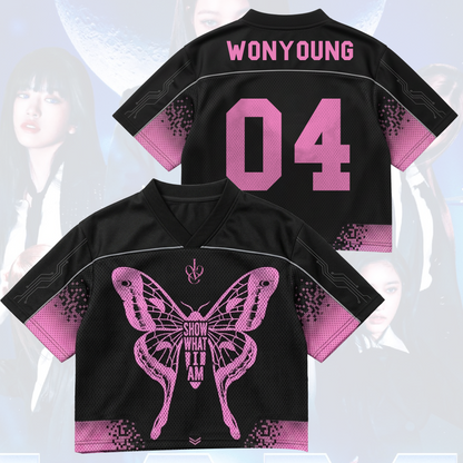 Connection Butterfly Show What I Am IVE World Tour Mixed Mesh Jersey Fan Edition