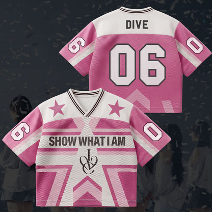 Connection IVE Show What I Am World Tour Mixed Mesh Jersey Fan Edition
