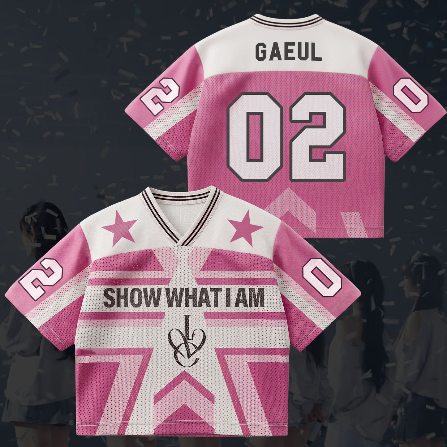 Connection IVE Show What I Am World Tour Mixed Mesh Jersey Fan Edition