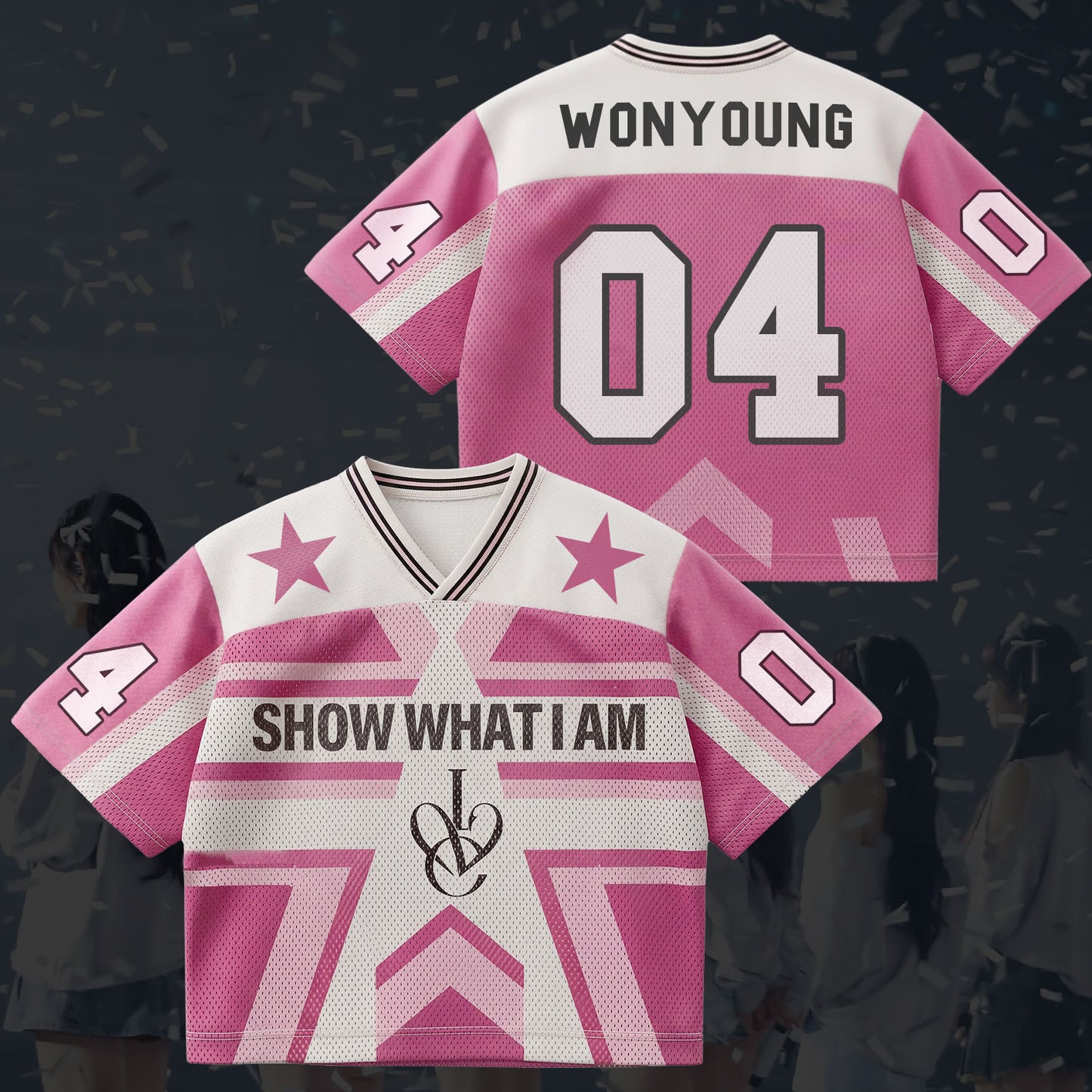 Connection IVE Show What I Am World Tour Mixed Mesh Jersey Fan Edition