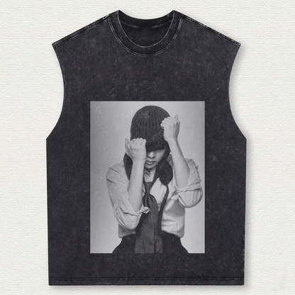 BTS Team Tour Vintage Washed Tank Top Gift For Army