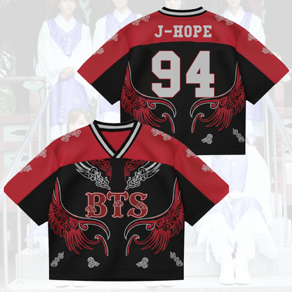 BTS Arirang World Tour Mixed Mesh Jersey Gifts