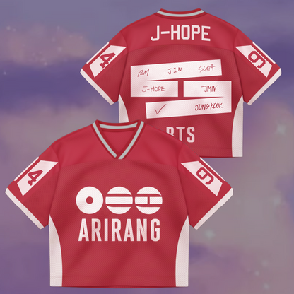 BTS The 5th Album ARIRANG World Tour Mixed Mesh Jersey