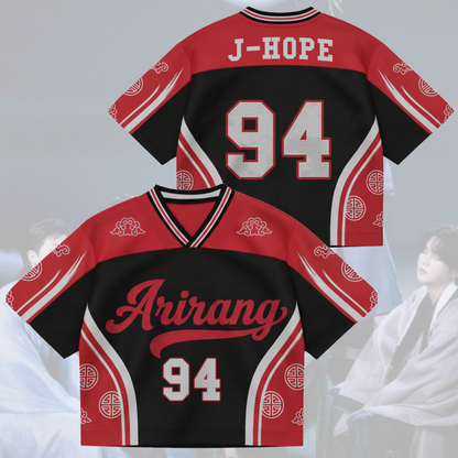 Arirang Album Mixed Mesh Jersey Gifts For Lovers