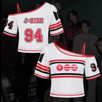 BTS 2026 World Tour Off Shoulder Mesh Gift For Fans