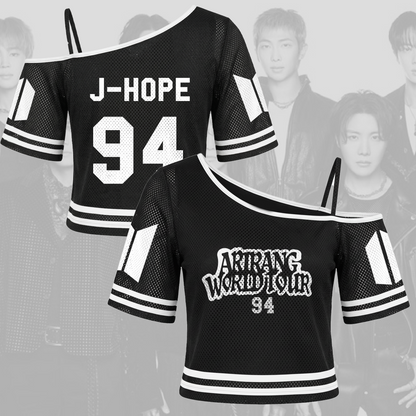 Bangtan Mature Girl Arirang World Tour Off Shoulder Mesh Gift For Army