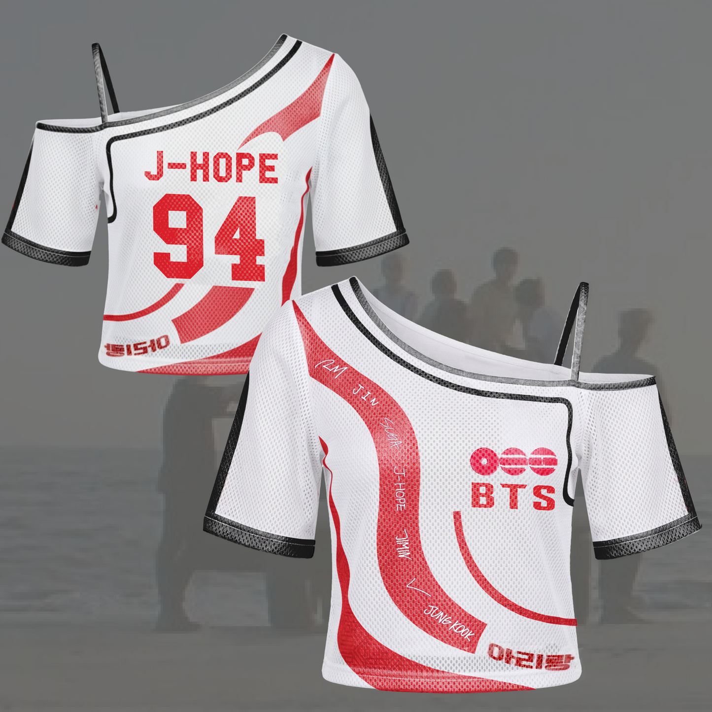 The Belle of Bangtan Arirang World Tour Off Shoulder Mesh