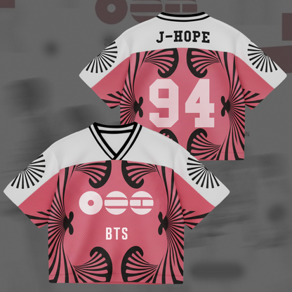 BTS Fan Motif Arirang Album Mixed Mesh Jersey Gift For Fans