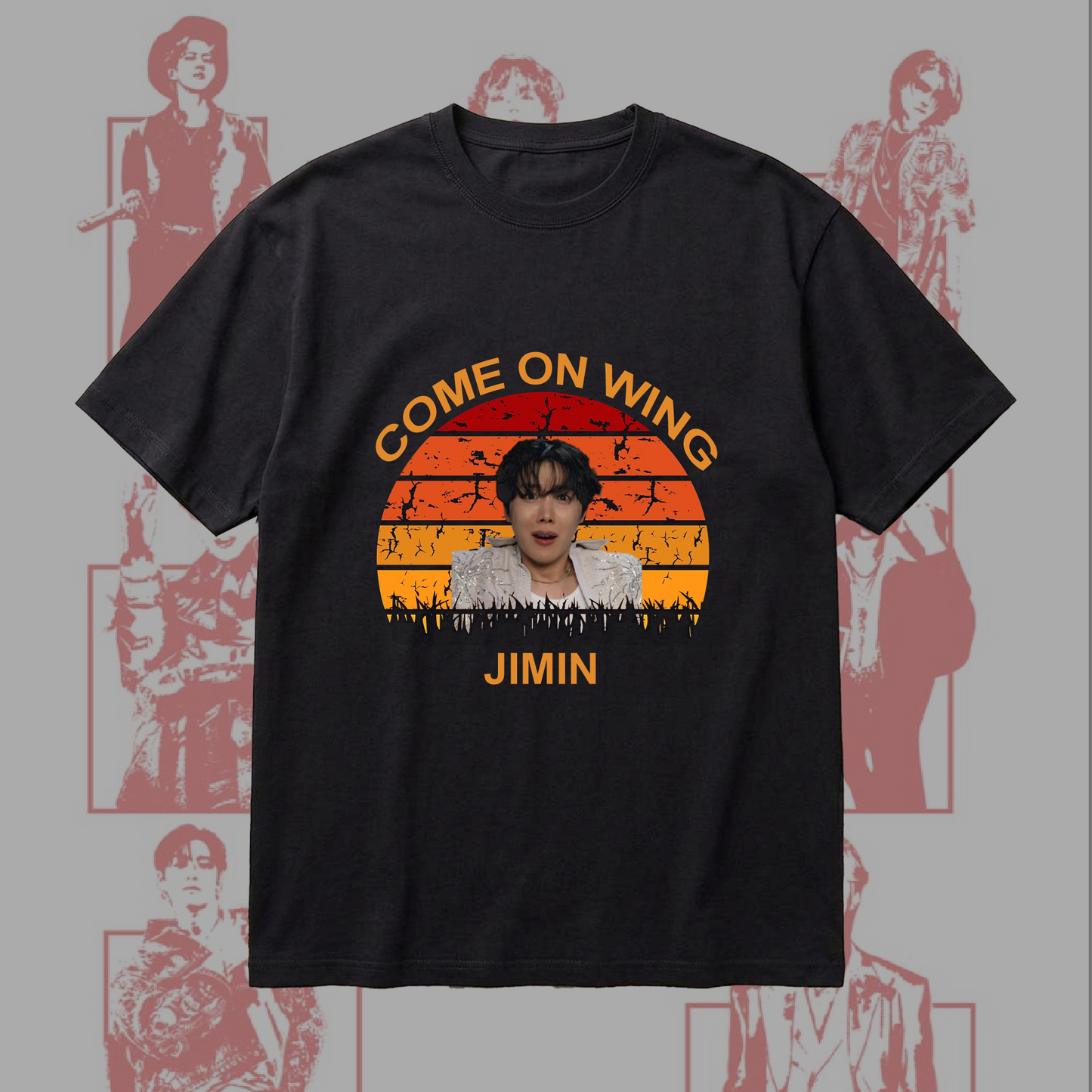 Vintage Bangtan BTS Hot Meme Come On Wing Shirt Gifts For Fan